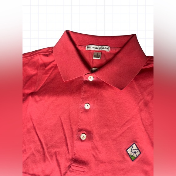 Vintage Peter Millar Vibrant Red Polo - Picture 8 of 8